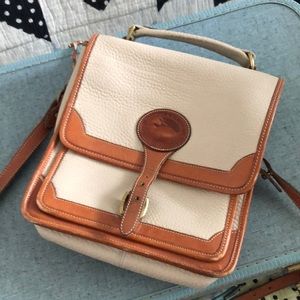 VTG Dooney & Bourke All Weather Leather Crossbody Bag Vintage
